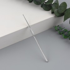 Knitting hook, iron, d = 1 mm, 12.5 cm