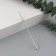 Knitting hook, iron, d = 1 mm, 12.5 cm