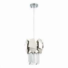 STL LUCE Sus. SL1232.103.01. Casorta. 1x60 W, E14, 23x23x30 cm, chromium color