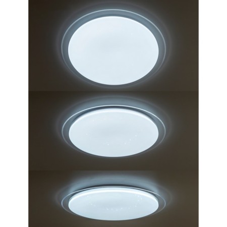 Lamp of the Citilux “satellite” CL734900G, 61.8x61.8x7.4 cm, 1x90W, LED, white color-10