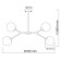 Olivia chandelier, size 82x60x82 cm, 30w 6xe14 IP 20