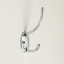 Hook furniture tundra TKD012, two -rod, chrome