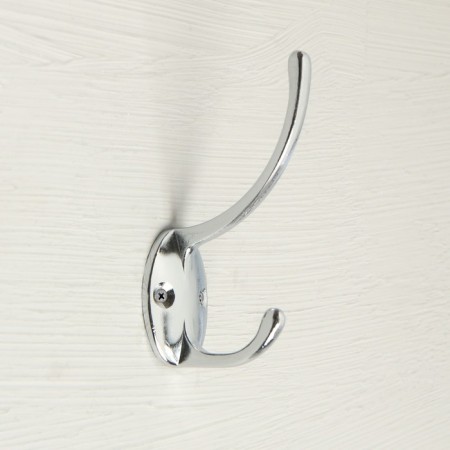 Hook furniture tundra TKD012, two -rod, chrome