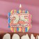 Candle for cake the number "25", giant, 7.5 cm
