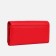 Women's wallet on magnets, red color