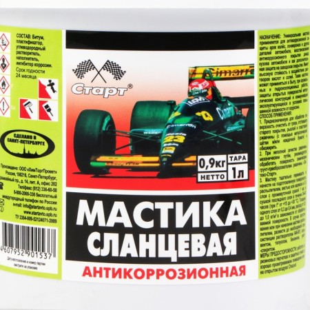 Mastic shale start, 1 l-1