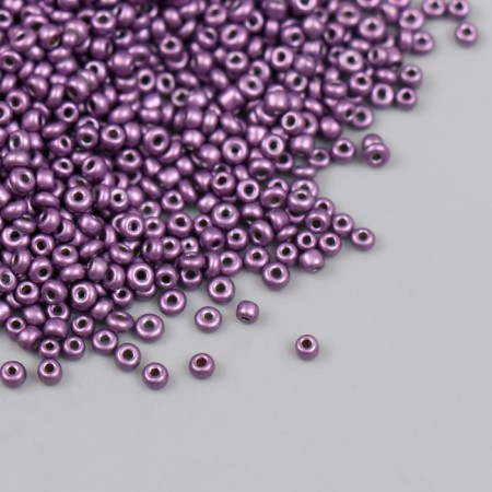 Glass beads 12/0 "eggplant" metallic 450 g