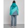 Ski costume female winter, size 58, dark green color