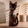 Interior souvenir "Cat with a turtle" 30 cm