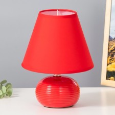 Salento table lamp E14 40W Red 17x17x23 cm Risalux
