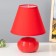 Salento table lamp E14 40W Red 17x17x23 cm Risalux