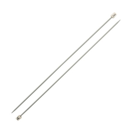 Knitting needles straight, aluminum, 3.00 mm/35cm, 2 pcs-1