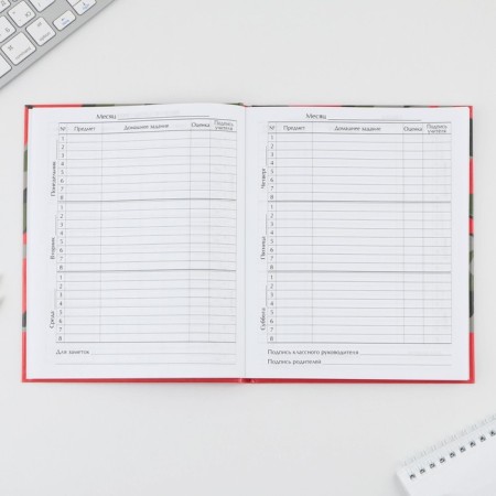 School Diary 5-11 Grade "September 1: Hakki", solid cover 7BC, glossy lamination, 48 sheets-5