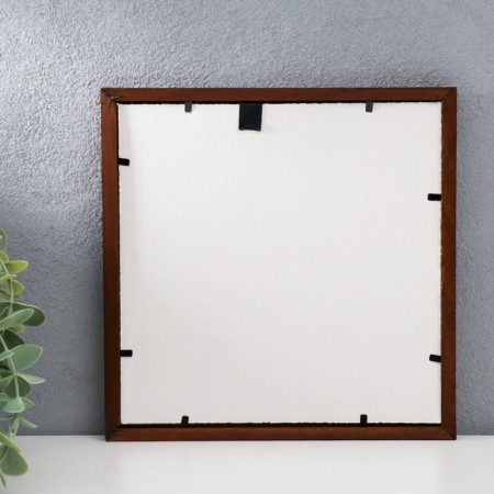 Photo frame wood 20x20 cm, walnut-2