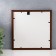 Photo frame wood 20x20 cm, walnut