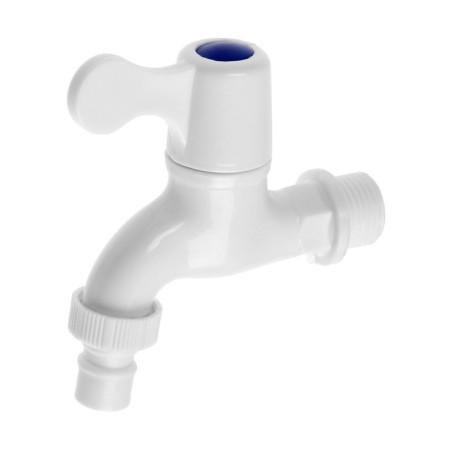 Water Cathedral Fresso 554-141, 1/2 ", with a fitting, handle-flag, plastic, white