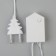 Garland “thread” 5 m, IP20, white thread, 50 LED, red glow, 8 modes, 220 V