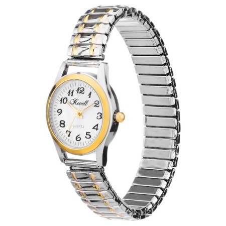 Women's watch, d-2.8 cm, metal strap, silver silver-1