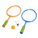 Set for badminton, 2 rackets, 49 cm., Volan, ball