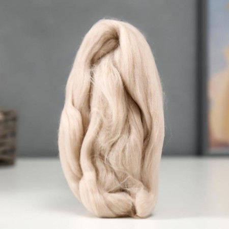 Fasting wool 100% half -toned wool 50 g (181 safari)