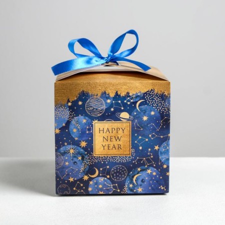 Folding box "New Year's magic", 12 x 12 x 12 cm, New Year-2