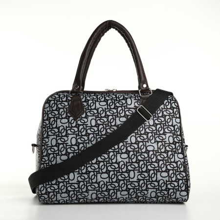 Road bag with lightning, black/white color-1