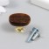 Handle for the casket "Tiger Eye" 2.6x1.7 cm