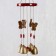 Wind music metal, wood "butterflies" 4 bells 55 cm
