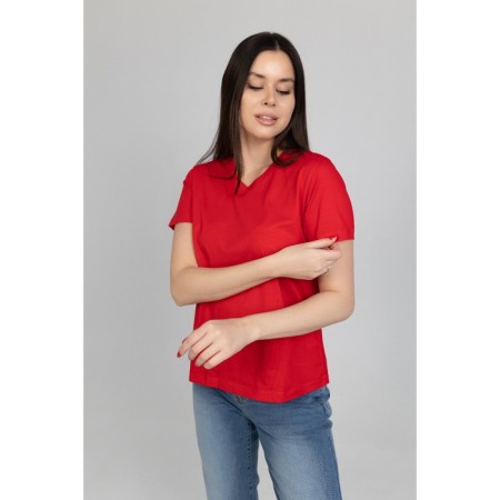 Jumper female ise, size 44 cm, red color-3