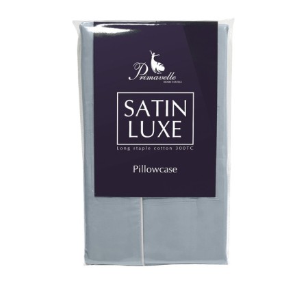 Pillowcase satin luxe, size 70x70 cm, smoky-blue color-2