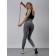 Femic fitness legins, size 42-46, dark gray color