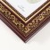 Photo frame plastic 10x15 cm "Greece" brown with gold 16.5x21.5 cm