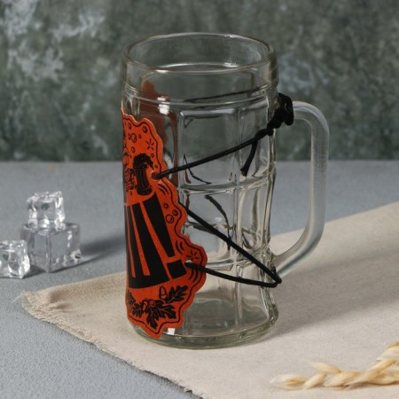 Glass beer -beer mug, 500ml-1