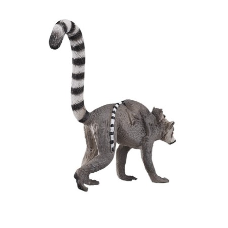 Figure Konik "Cat Lemur with a cub"-2