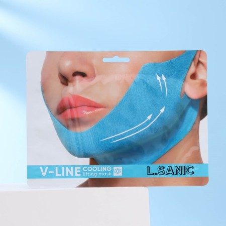 L.Sanic V-Line Bandage Mask to correct the face with a cooling effect, 20g