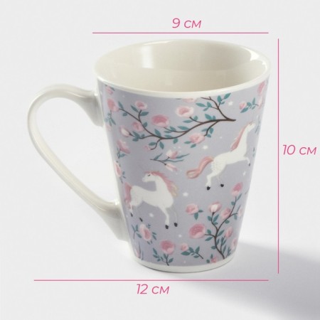 Porcelain share mug "Unicorn", 320 ml-2