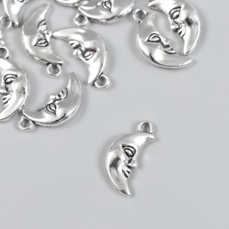 Decor for creativity Metal "crescent" set 15 pcs silver 0.8x1.8 cm