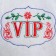 New Year. New Year's cap with embroidery "VIP"