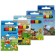 Loars of colored algems, in the set are 4 pieces, square, mix