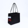 Female bag, lightning tout, black color
