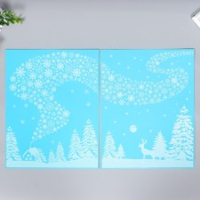 A set of decorative stickers 