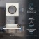 Lamp built -in era DK110, IP20, 12W, 80x80x45 mm, white/gray color