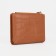Women's wallet on the button, redhead color