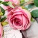 Artificial flowers "Rose Blue perfume" D-5 cm 60 cm, dark pink