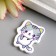 A set of buttons for creativity is a tree "Kitten - Hello!" set 15 pcs 2.7x2.3 cm