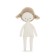Soft toy "Sheep Zoe Mermaid", 30 cm