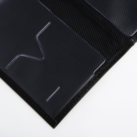 Cover for passport, black color-4