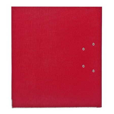 A4, 75 mm registrar, calligrata, PVC, embossing "Len", metal edging, pocket for a spine, collected, burgundy, mix-7