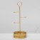 Station for jewelry with a place for storage "Scandy", 12.5 × 28.5 cm, color gold