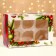 New Year. Box for 6 cupcakes with the Window "New Year with cones", 25 x 17 x 10 cm, packaging